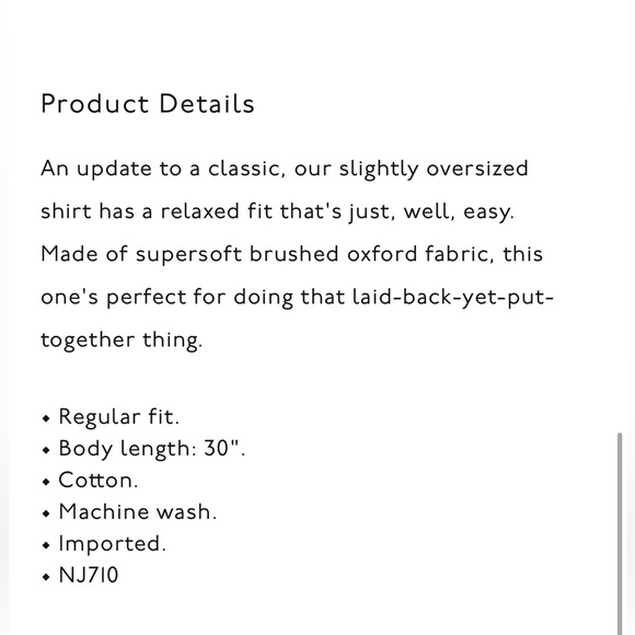 Madewell Men’s Vintage Worn Oxford Shirt - Picture 4 of 4